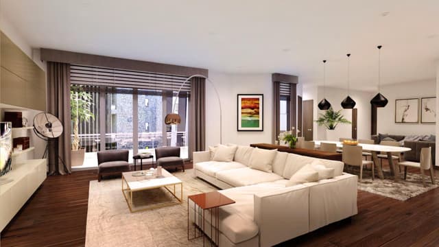 Empire Court Ikoyi Living Room